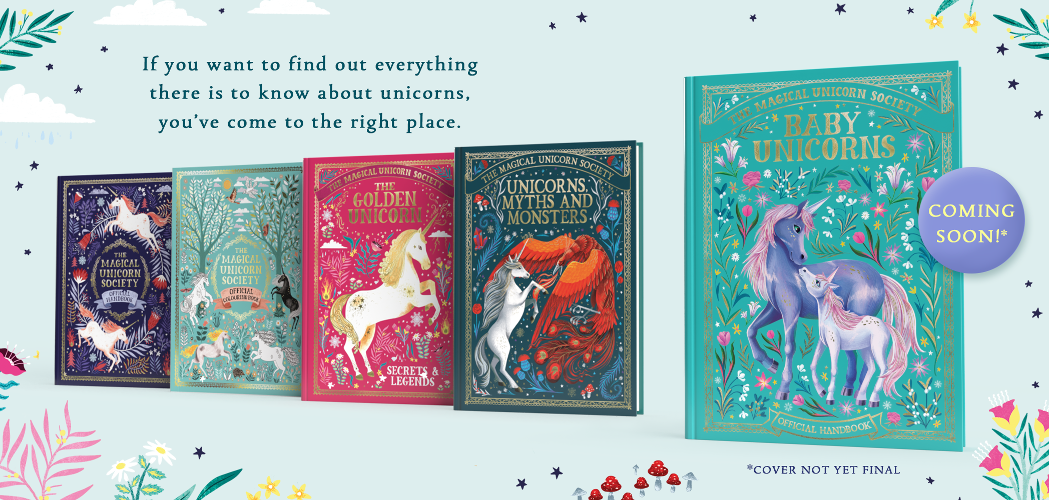 The Magical Unicorn Society Series including new book Baby Unicorns