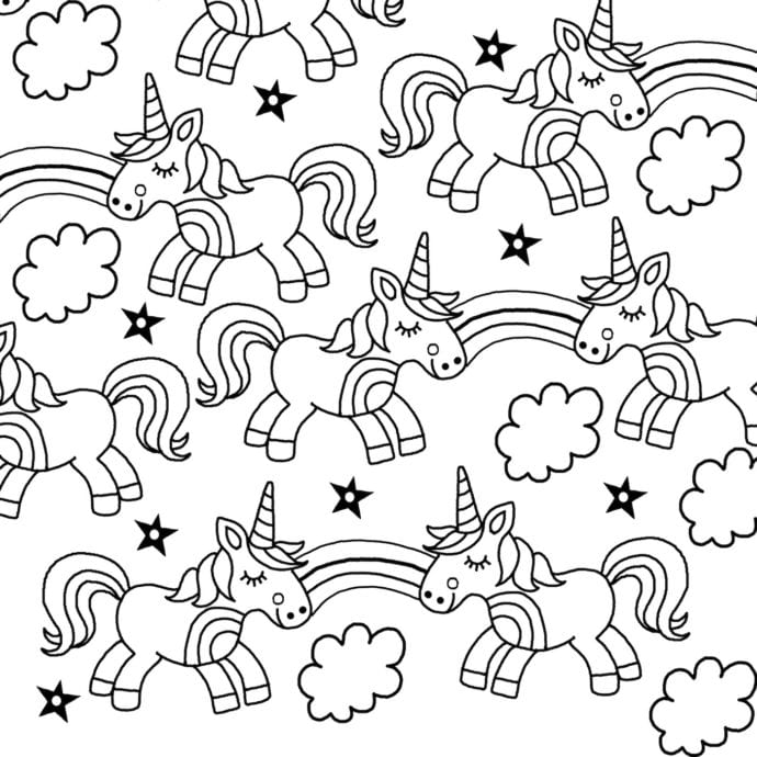 Free Printable Unicorn Colouring Pages for Kids - Buster Children's Books